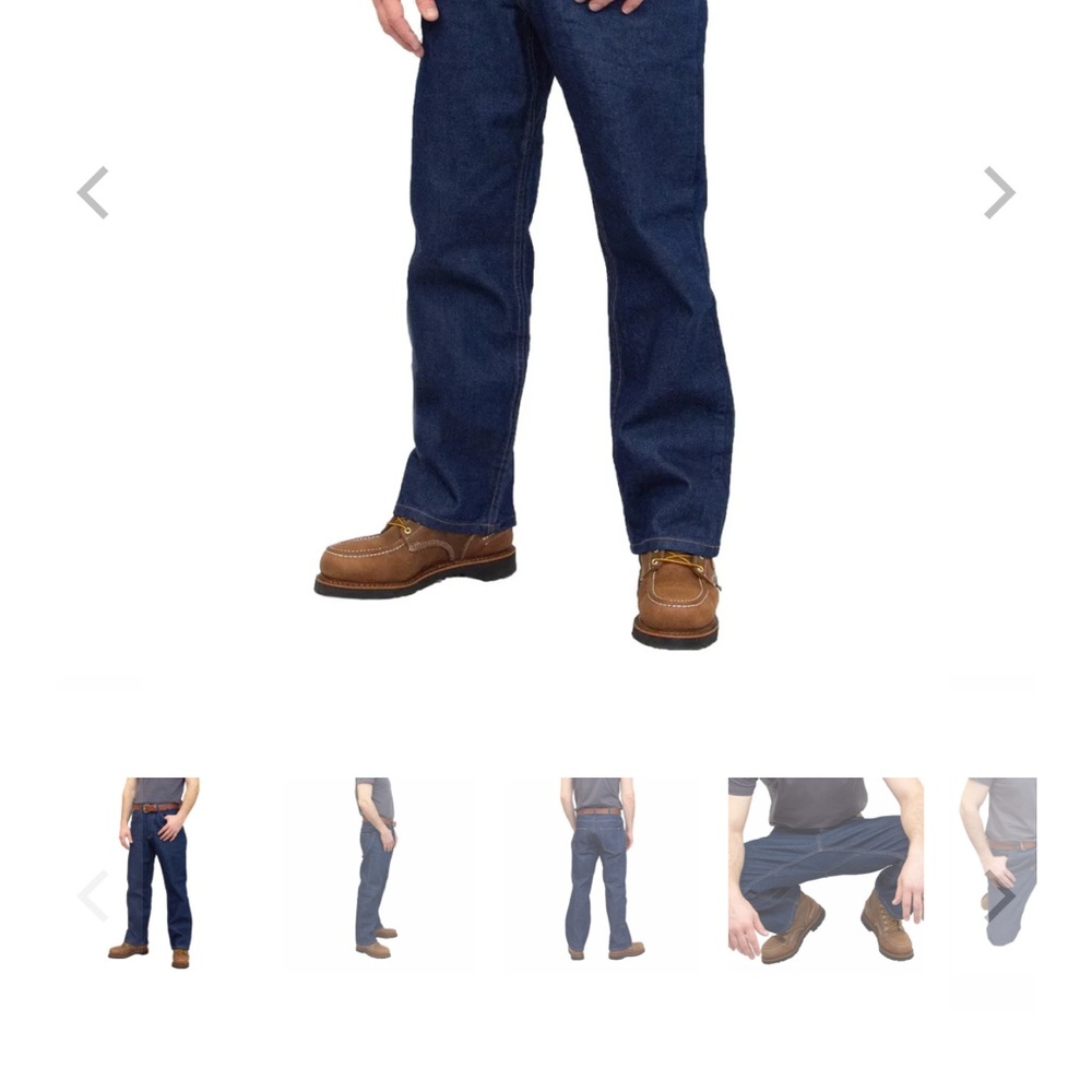 American made 🇺🇸 NWT! Men's Relaxed Fit Dark Blue Jeans